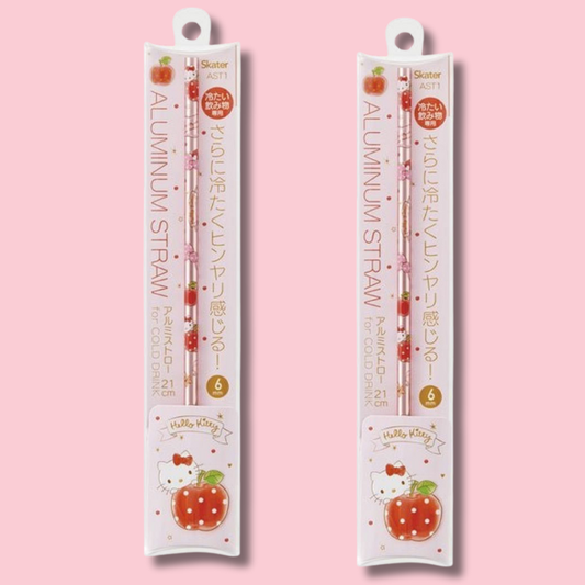 Sanrio Hello Kitty Alminium Straw 21cm (SKATER)