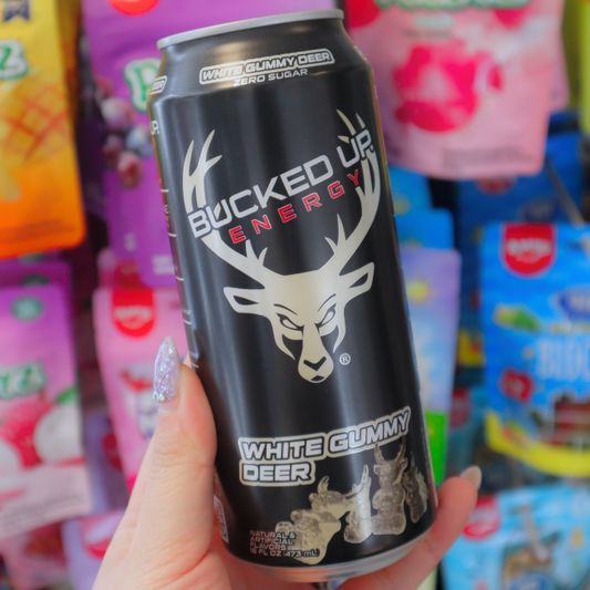 Bucked Up Energy White Gummy Deer 473ml