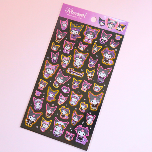 Sanrio Gold Accent Sticker Sheet Kuromi Collection (Sanrio)
