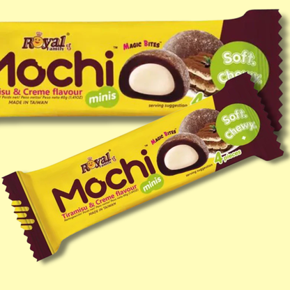 Mini Mochi Tiramisu and Creme 40g (ROYAL FAMILY)