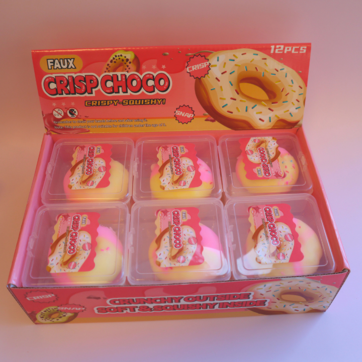 Wax Squishy Crackle Crispy Donut