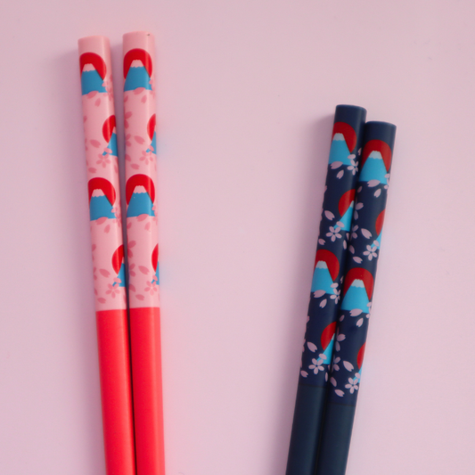 Japansk Wakasa Lacquered Chopsticks Mt.Fuji 22.5cm