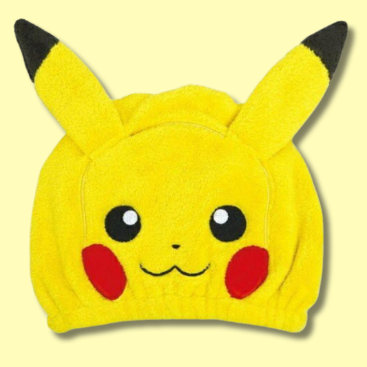Pokemon Quick Dry Towel Hair Cap Pikachu (TAKARA TOMY)