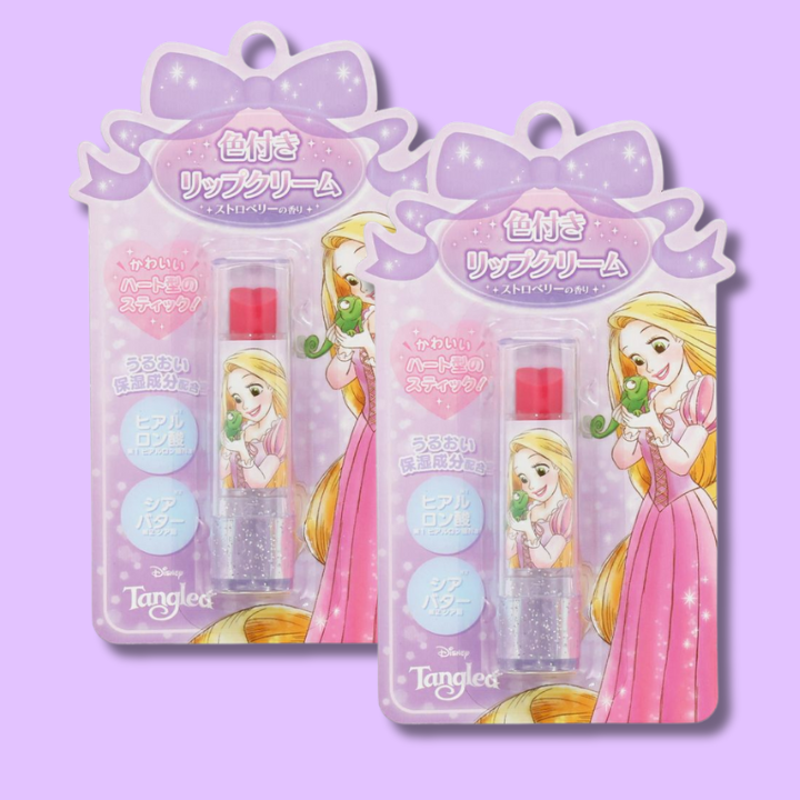 Disney Rapunzel Duftende Farge Lip Cream Strawberry (SHOBIDO)