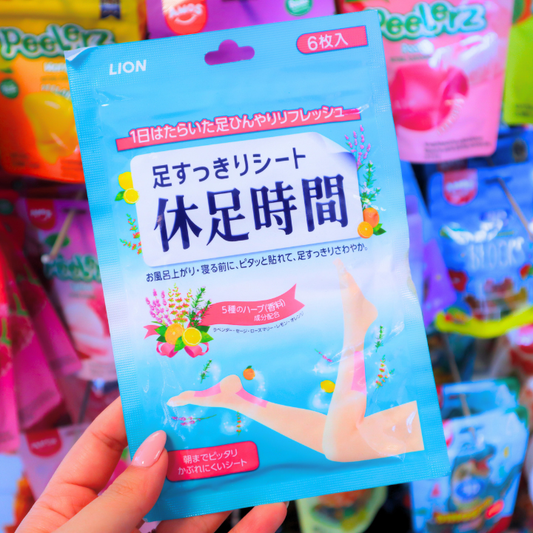 Kyusoku Jikan Cooling Gel Sheet for Legs 6 Sheets (LION)