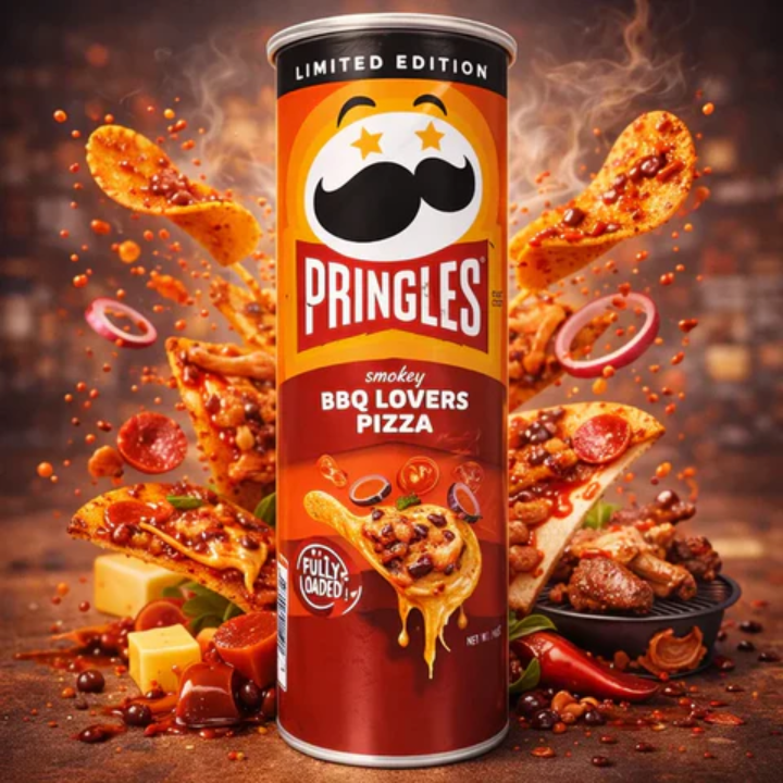 Pringles BBQ Lovers’ Pizza Flavor 102g (NONGSHIM)