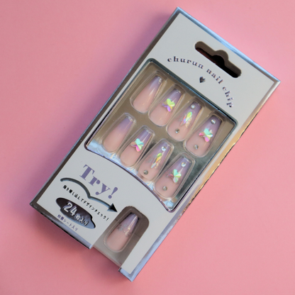 Press-On Nails Gradation 24pcs (KAMIO)