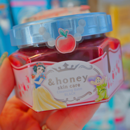 (LIMITED) &honey Cleansing Balm Disney Princess Snow White Black 90g (VICREA)