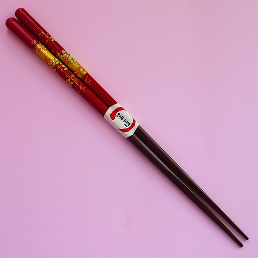 Wooden Chopsticks Cherry Blossom Folding Screen (23cm)