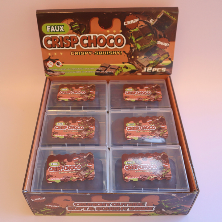 Wax Squishy Crackle Dubai Chocolate