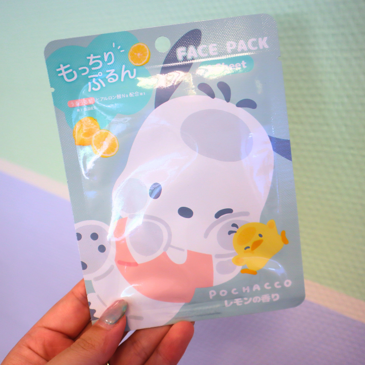Sanrio Characters Mocchiri Purun! Face Pack Pochacco Lemon 25ml (SANRIO)