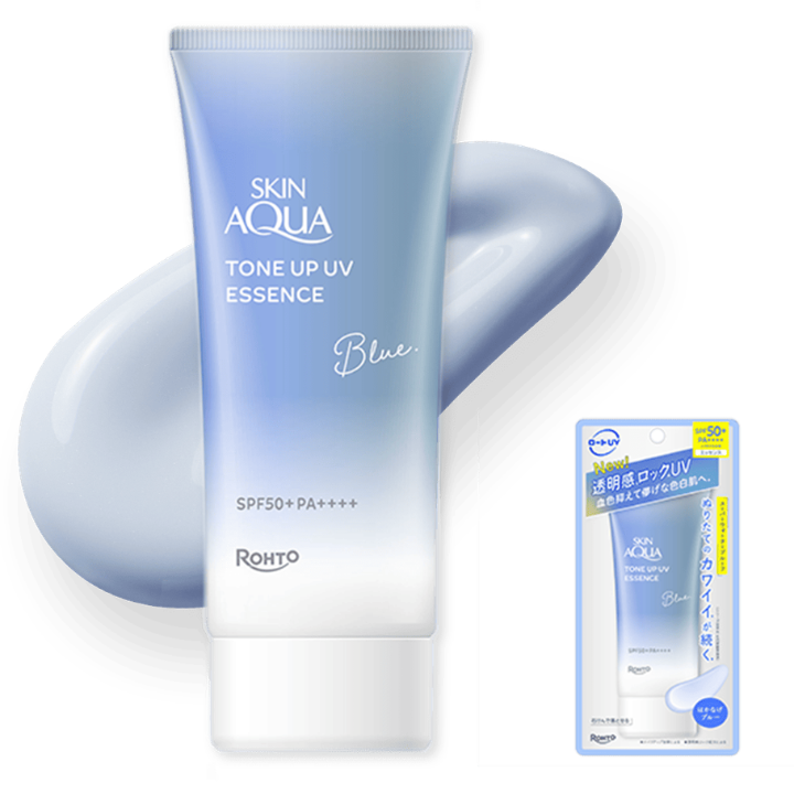 Tone Up UV Essence Tinted Sunscreen Blue SPF50+ PA++++ 70g (SKIN AQUA)