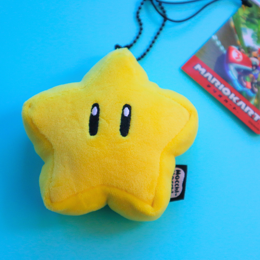 Mario Cart Mocchi Ball Chain Mascot Super Star (Takara Tomy A.R.T.S)
