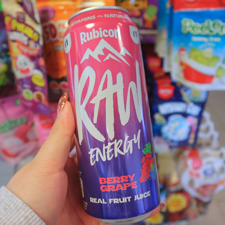 RAW Energy Berry Grape 500ml (RUBICON)