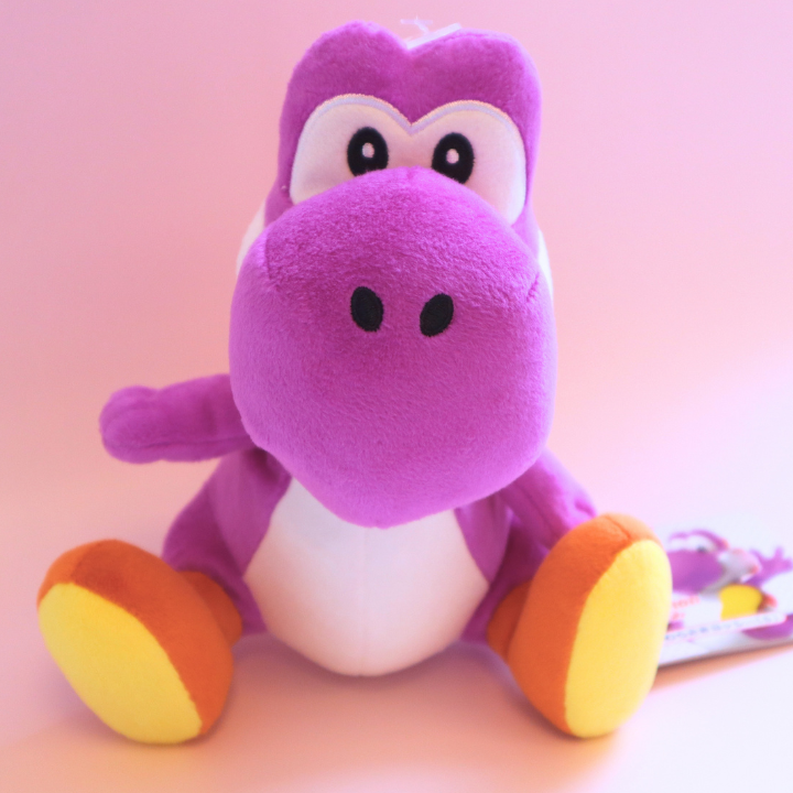Super Mario All-Star Collection Plushie Purple Yoshi 20cm (SANEI)