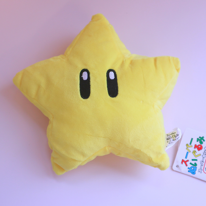 Kosebamse Super Mario Starman 25cm
