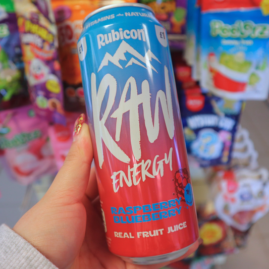 RAW Energy Raspberry Blueberry 500ml (RUBICON)
