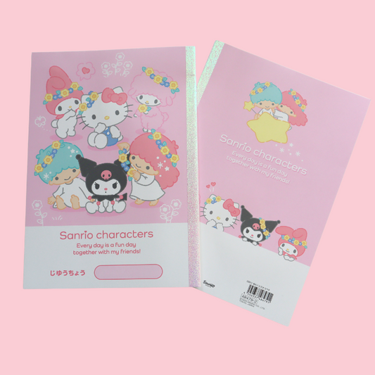 A4 Skrivebok Sanrio Friends Pink