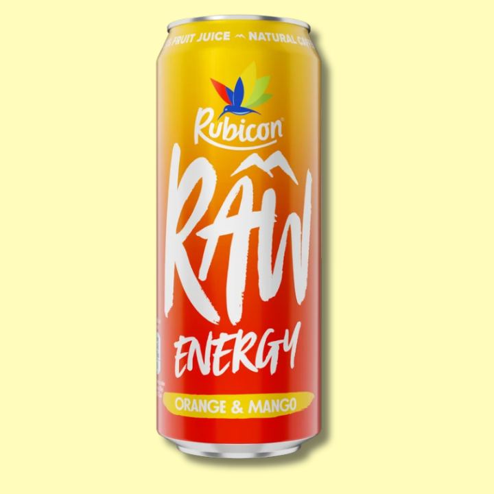 RAW Energy Orange Mango 500ml (RUBICON)