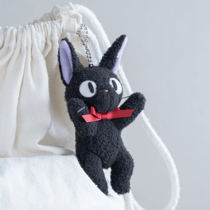 Studio Ghibli Kiki's Delivery Service Plush Keychain Jiji Belly-rub Position (SUM ARROW)