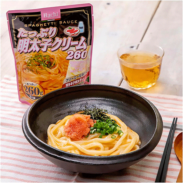 Instant Spaghetti Sauce Mentaiko Cream 260g (HACHI)