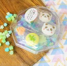 Kyoto Sweets Gift Set Hand Made Ramune & Konpeitou Rock Candy Panda 71g (Ageo)