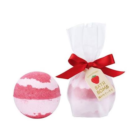 Strawberry Bath Ball 150g (Fruit No Mori)