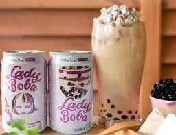 Lady Boba Bubble Tea Taro 315ml (MADAM HONG) HALAL