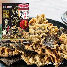 Crispy Seaweed Tempura Snack Momoya's Chilli Oil Flavour 65g (YAMAEI)