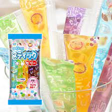 Jelly Stick Straws Mixed Bag 55g (Nikkoh)
