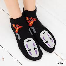 Ghibli Socks Spirited Away No Face EUR 36-39.5 (ENSKY)