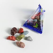 Sjokoladestener Moon Pebble Chocolate 6g (TAKUMA)