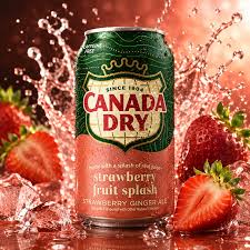 Canada Dry Fruit Splash Strawberry 355ml