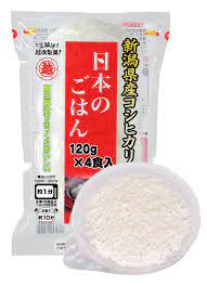 Japanese Koshihikari Cooked Rice Sushiris 4-servings 480g (ECHIGO)