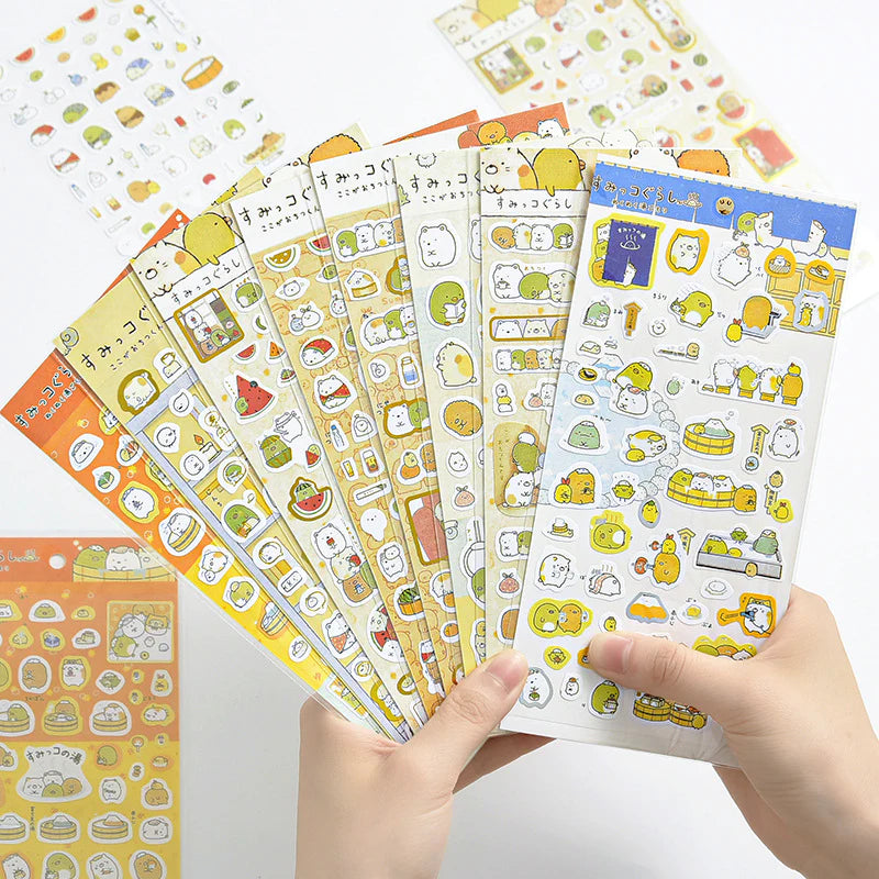 Sticker Sheet Sumikkogurashi (San-X)