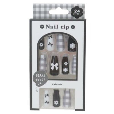 Press-On Nails Blanoir 24pcs (KAMIO)