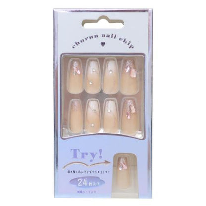 Press-On Nails Glitter Line 24pcs (KAMIO)
