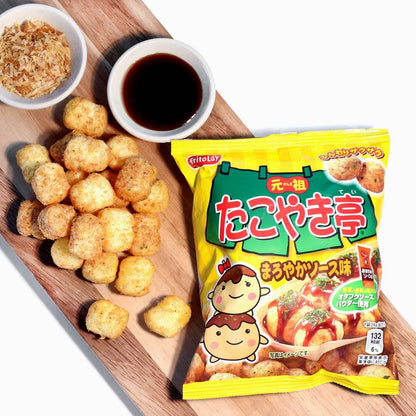 Corn Snacks Takoyaki-tei Mild Sauce Flavor Ganso 55g (Frito Lay)