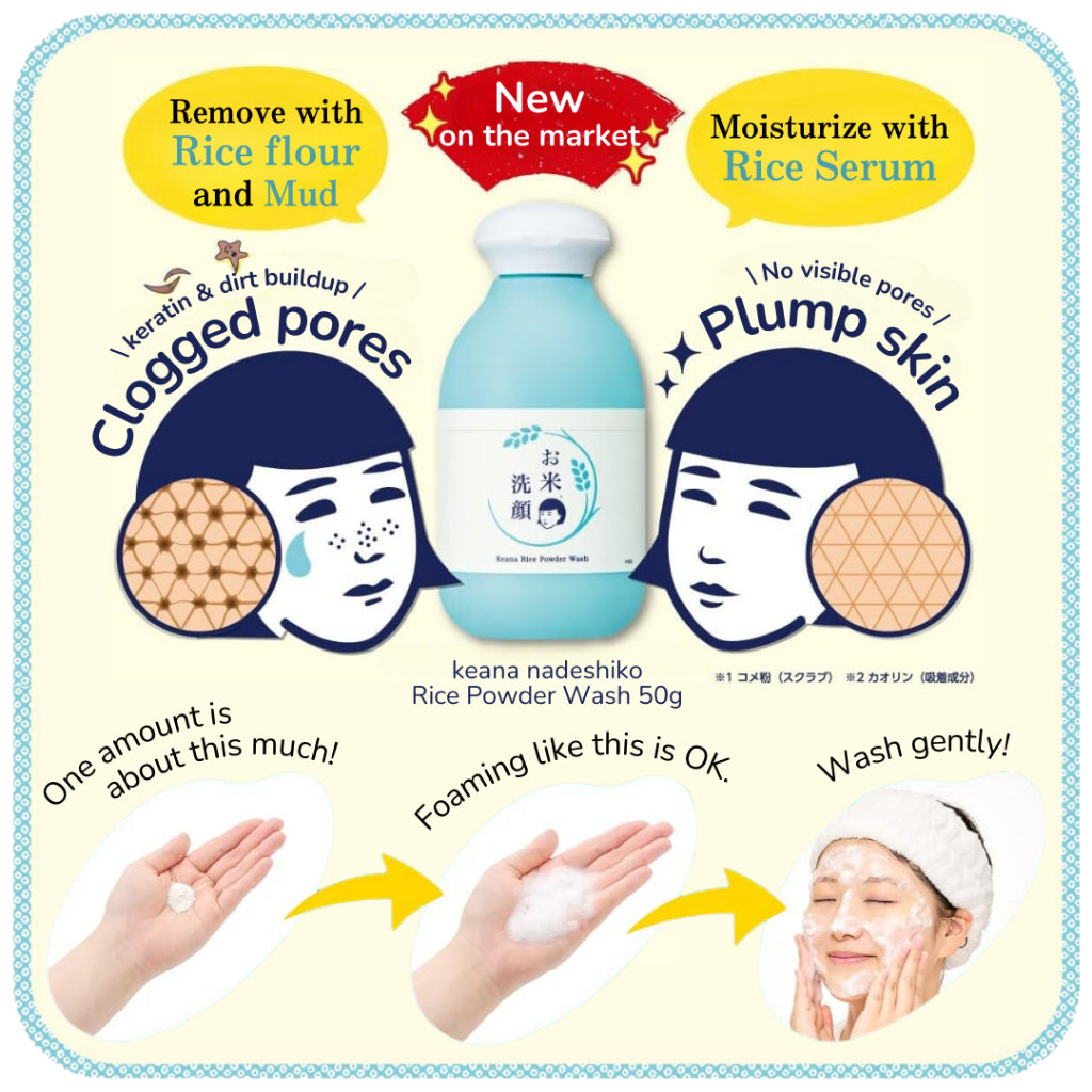 Keana Rice Powder Wash 50g (Ishizawa-Lab)