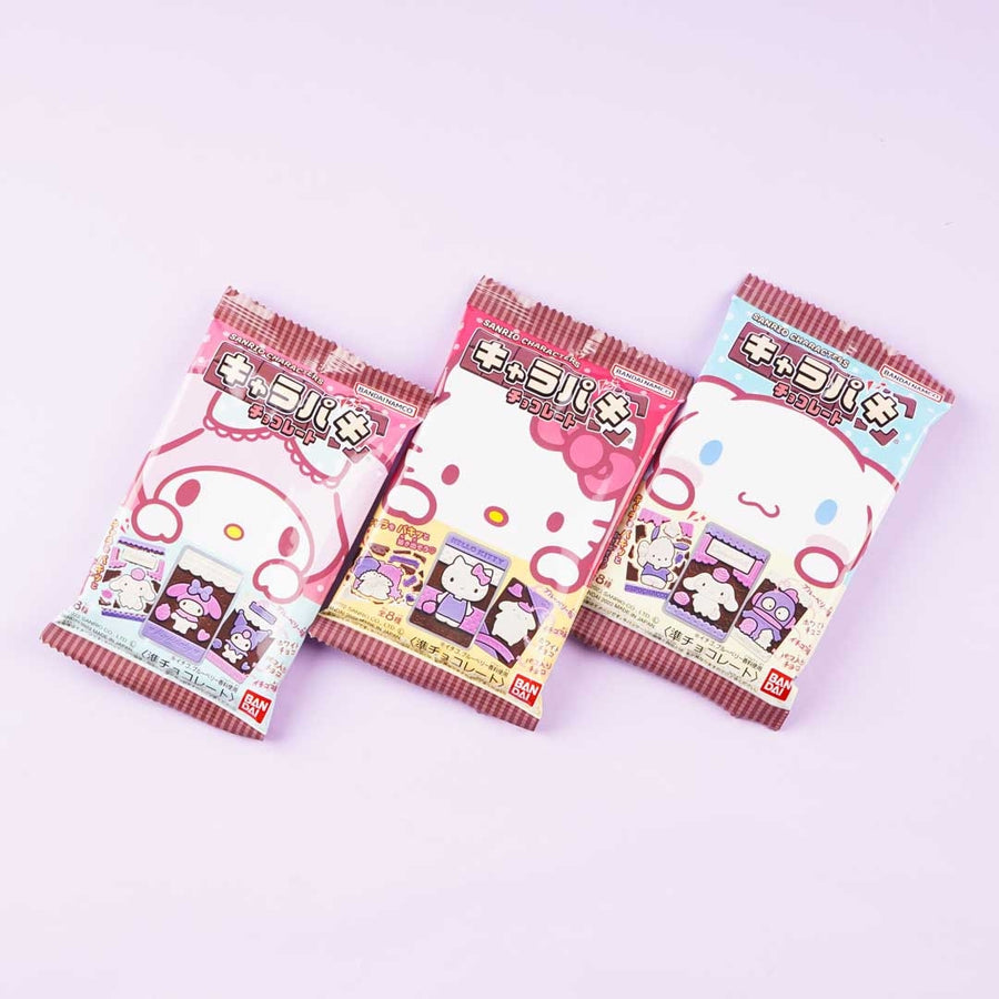 Sanrio Characters Paki Chocolate w/Wheat Puff 26.5g (BANDAI)