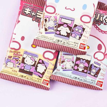 Sanrio Characters Paki Chocolate w/Wheat Puff 26.5g (BANDAI)