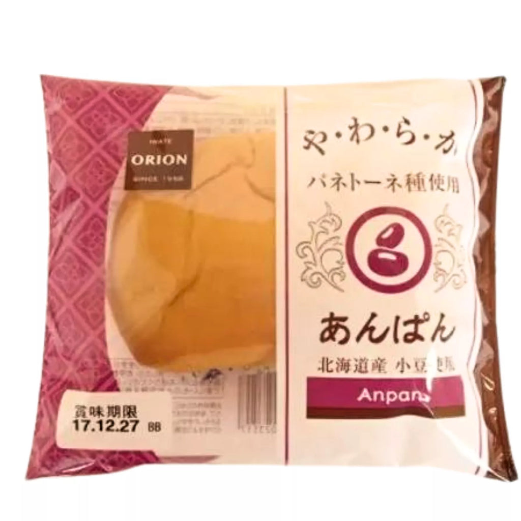 Japansk Brød med Anko Rød Bønner 90g (ORION)