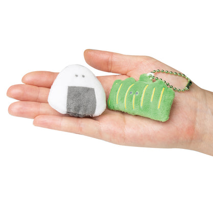 Tsuburana Hitomi Bento Mini Mascot Keychain Onigiri (YELL)