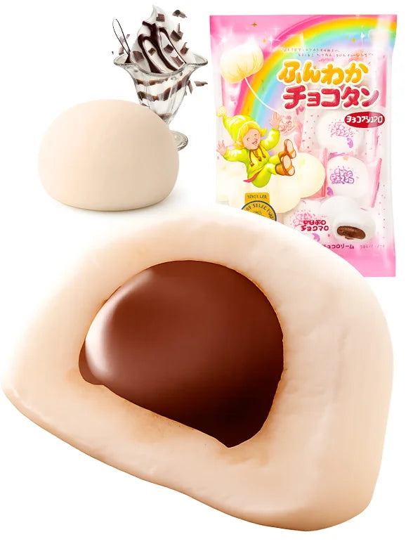 Funwaka Choco-Tan Marshmallow w/ Chocolate Filling 97g (TENKEI)
