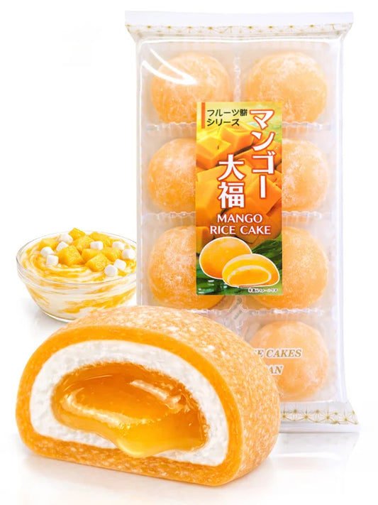 Traditional Japanese Sweets Daifuku Mochi Mango 200g (KUBOTA)