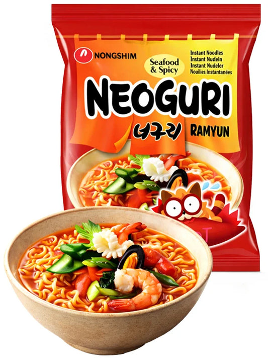 Neoguri Ramyun Seafood & Spicy 120g (NONGSHIM)