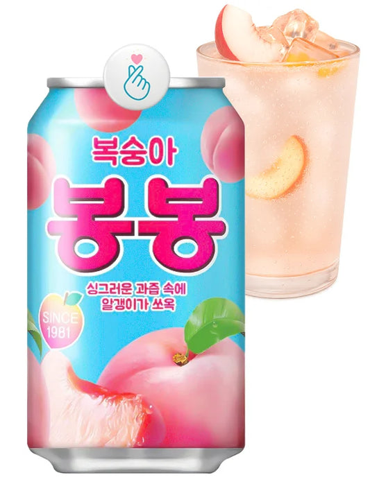 Bon Bon Peach Juice Drink 340ml (HAITAI)