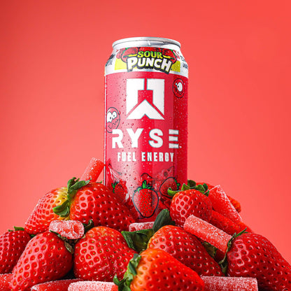 Ryse Fuel Energy Drink Sour Punch Sour Strawberry 473ml