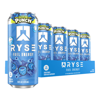 Ryse Fuel Energy Drink Sour Punch Sour Blue Raspberry 473ml