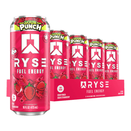 Ryse Fuel Energy Drink Sour Punch Sour Strawberry 473ml